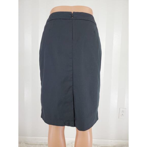 NEW YORK & CO Women's Black Straight Skirt Sz 2 - Picture 3 of 7
